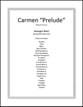 Carmen Prelude Concert Band sheet music cover